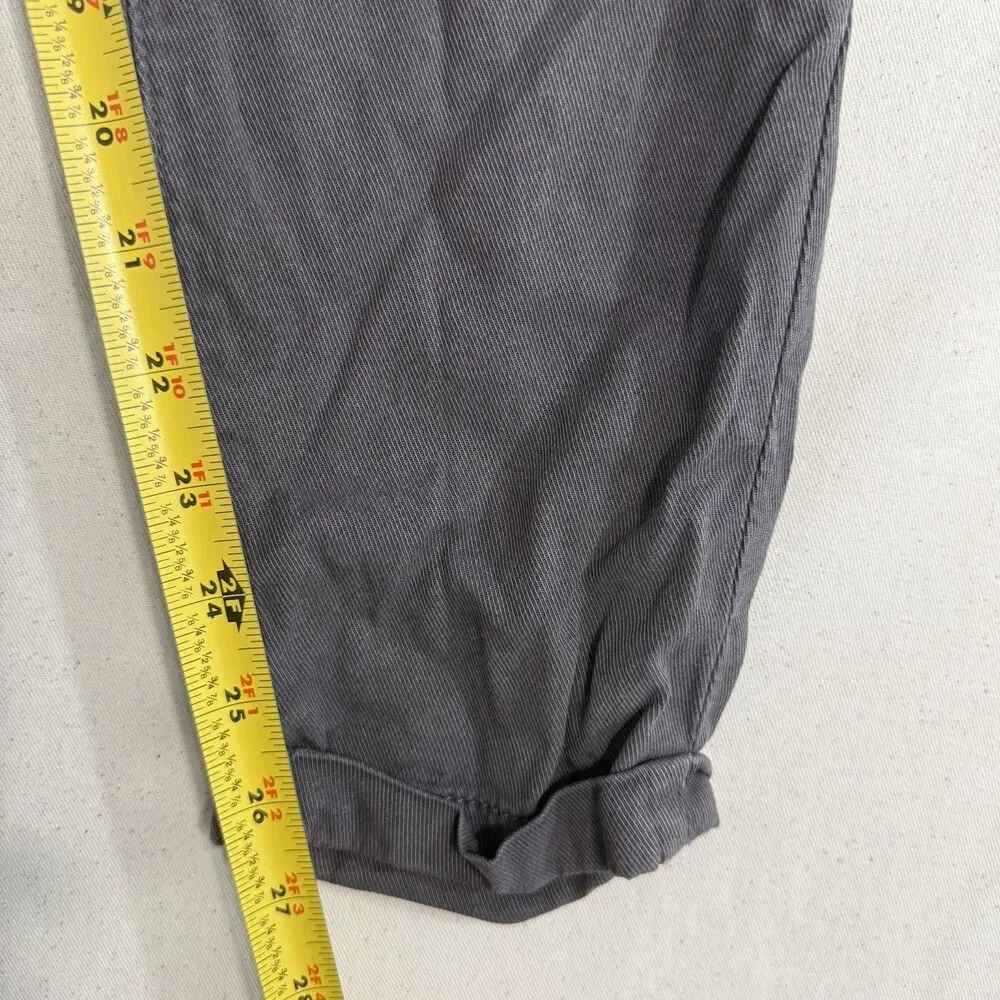 7 For All Mankind Ankle Pants Zipper Pocket Elastic Waist Soft Size 27 Women